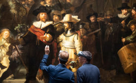 阿克苏诺贝尔与荷兰国家博物馆合作，现场修复伦勃朗的《夜表》