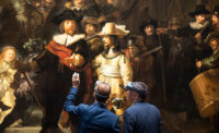 阿克苏诺贝尔与荷兰国立博物馆合作，现场修复伦勃朗的《守夜人》