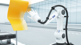 满足Dürr的高性能ready2spray紧凑型涂料机器人的工业应用