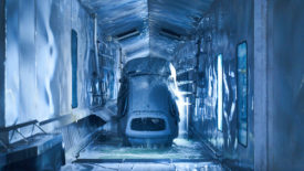 宝马莱比锡工厂的电子涂层过程的图像
