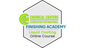 CCAI饰面学院液体涂料课程的徽标图像